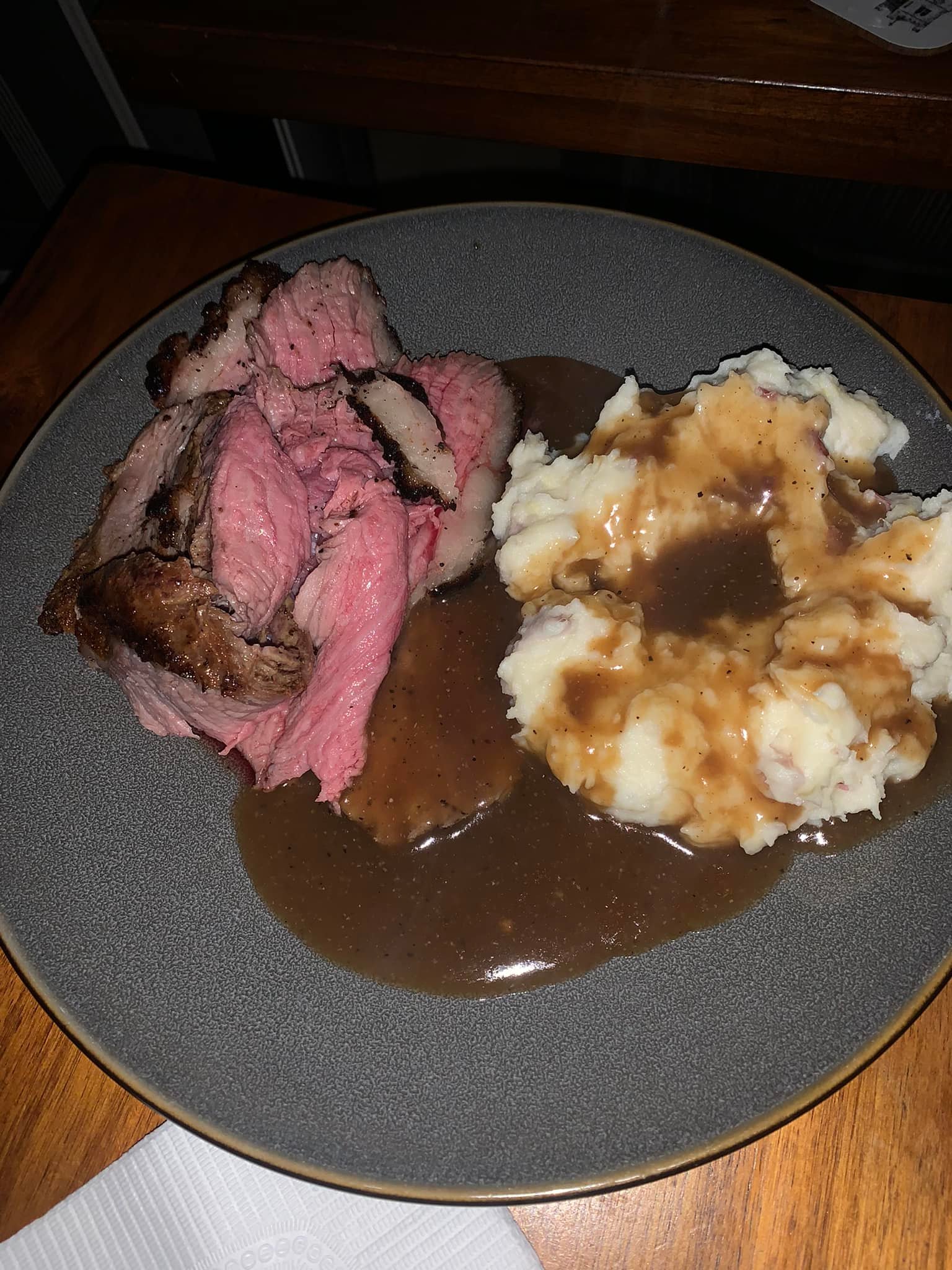 1-28-22 Tri-Tip Roast and Garlic Red Potato Mash